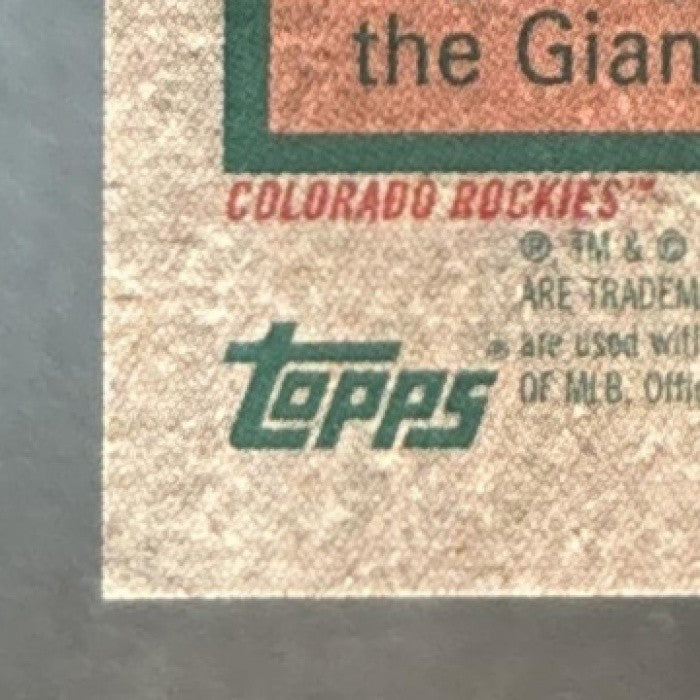 2024 Topps Heritage High Number Hunter Goodman Chrome Black /75 #379 RC Rockies