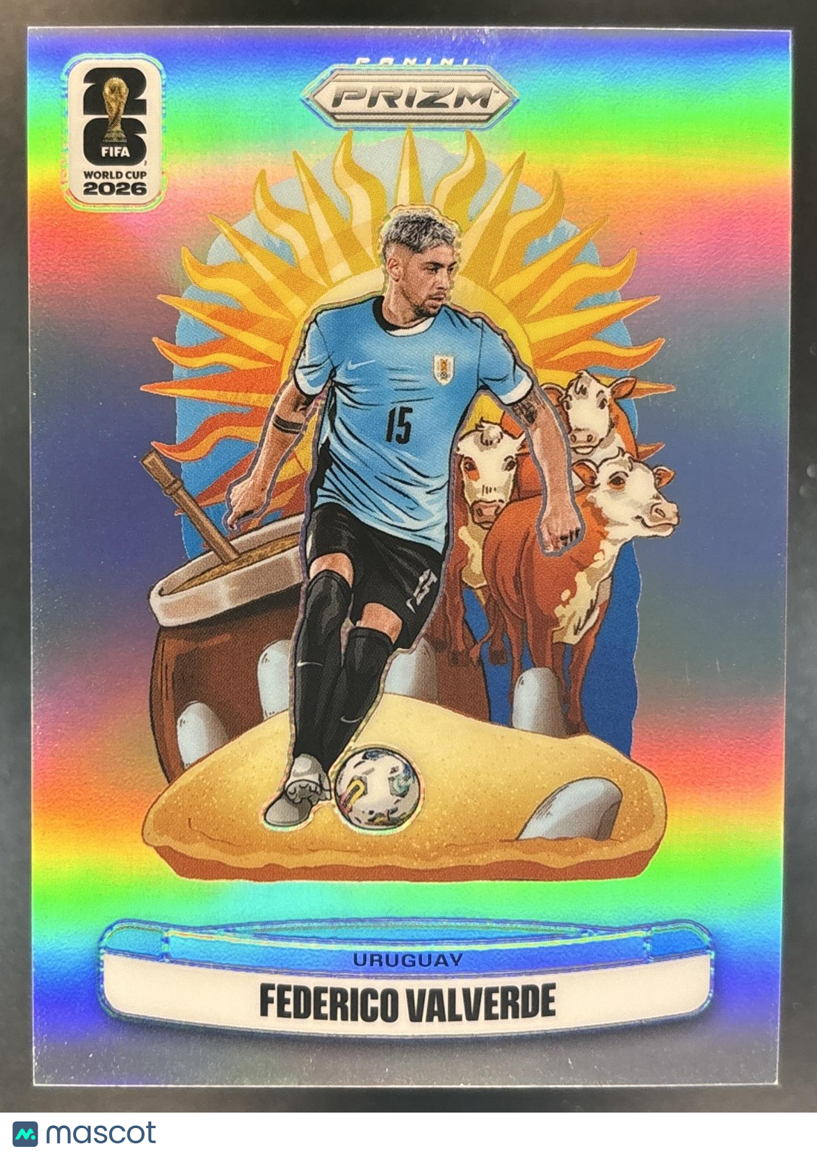 2026 Panini Prizm World Cup Federico Valverde National Landmarks SSP Uruguay