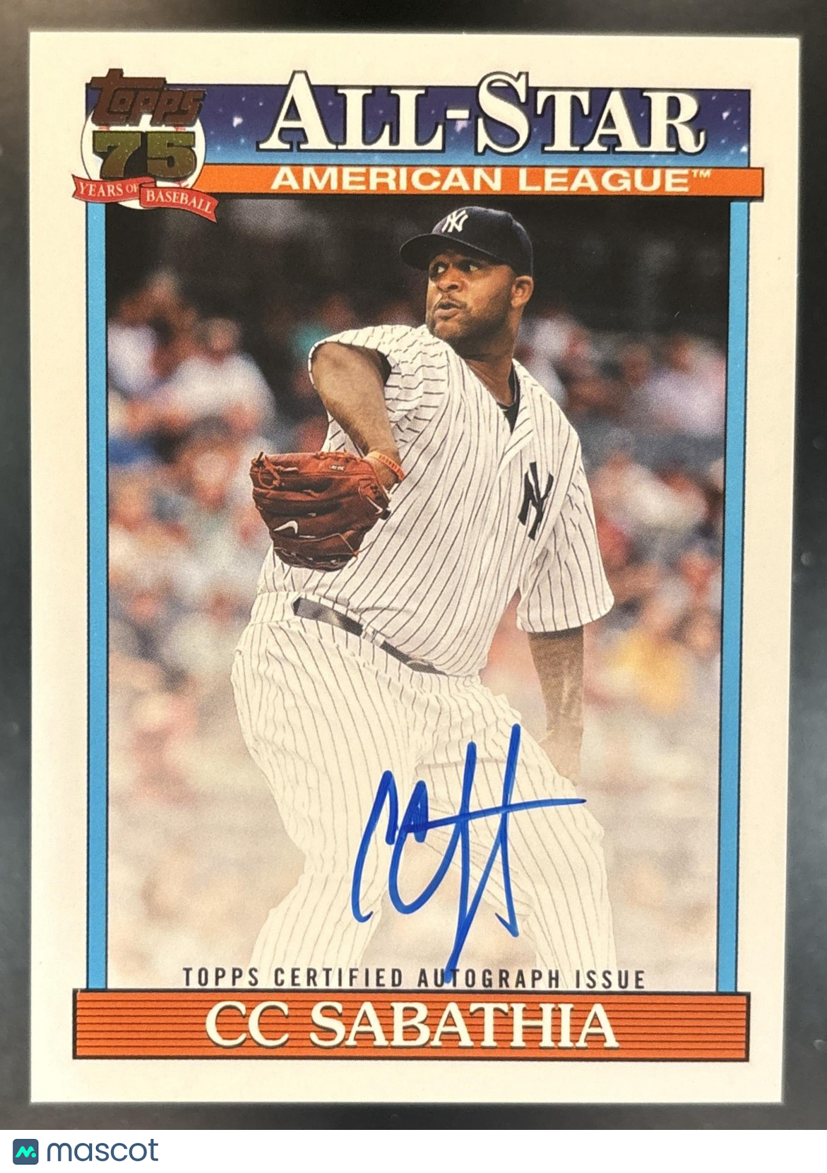 2026 Topps Series 2 CC Sabathia 1991 All-Star Auto #91AS-CSA New York Yankees