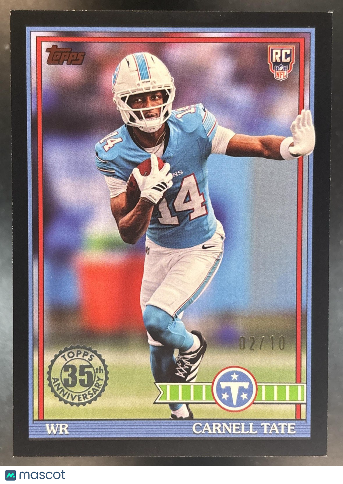 2026 Topps Carnell Tate 1991 Rookie Black /10 #91TR-18 RC Tennessee Titans