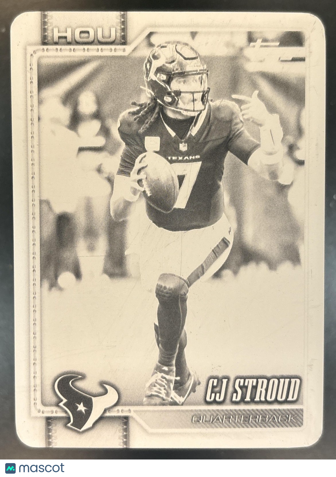 2026 Topps CJ Stroud Printing Plate Black 1/1 #80 Houston Texans