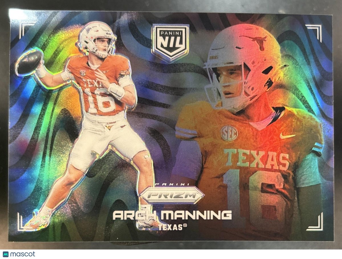 2025 Panini NIL University of Texas Arch Manning Prizm Profiles #P-AM SSP