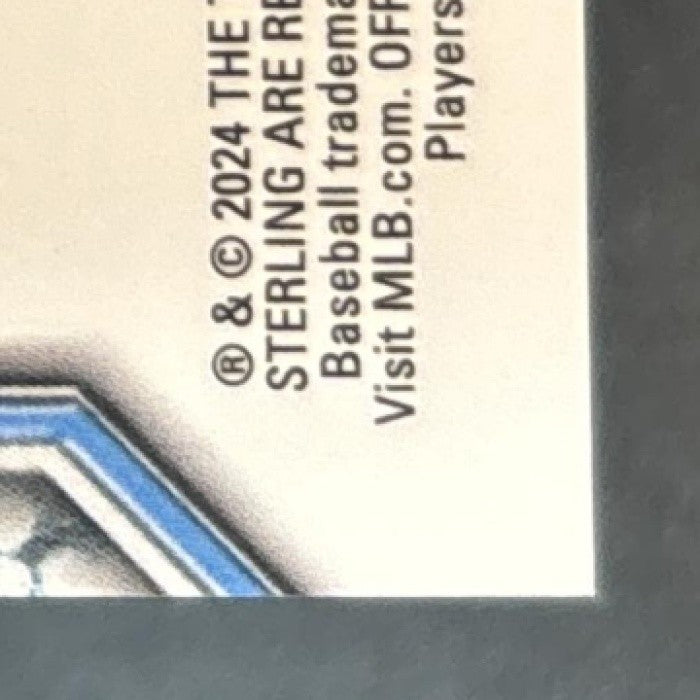 2024 Bowman Sterling Arjun Nimmala Prospect Auto Toronto Blue Jays