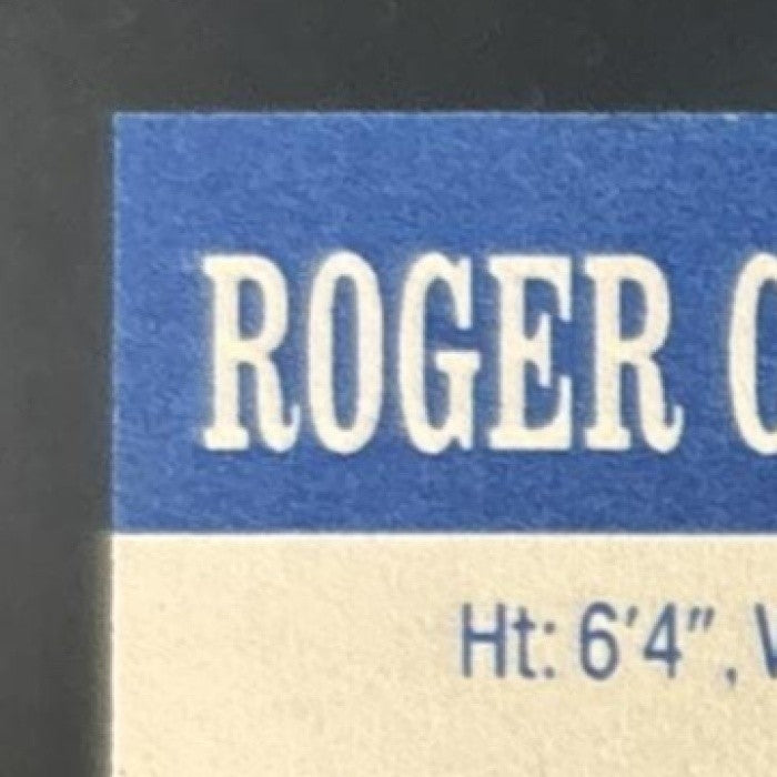 1991 Pepsi Flavor of Baseball Superstars #6 Roger Clemens