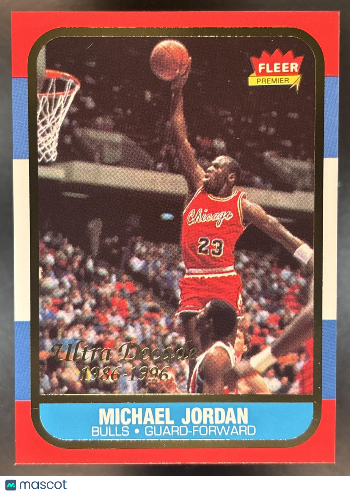 1996-97 Fleer Ultra Michael Jordan Decade #U-4 Chicago Bulls