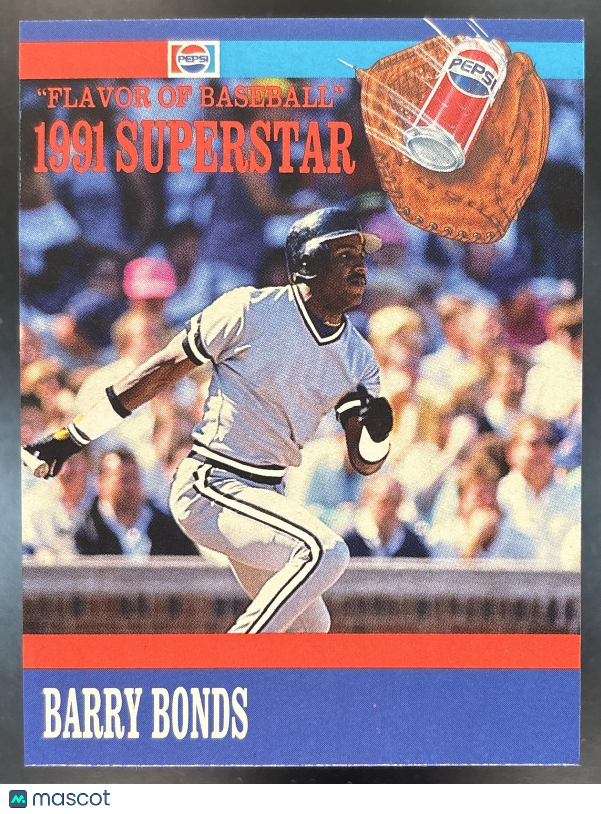 1991 Pepsi Flavor of Baseball Superstars #7 Barry Bonds