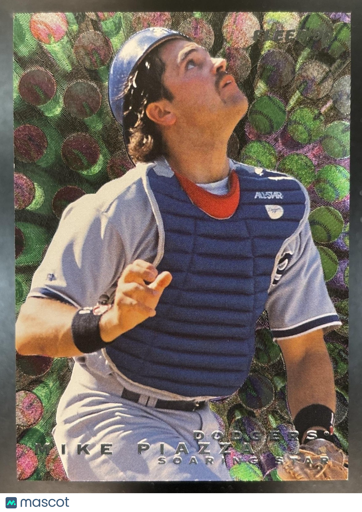 1996 Fleer Update Mike Piazza Soaring Stars #7 Los Angeles Dodgers