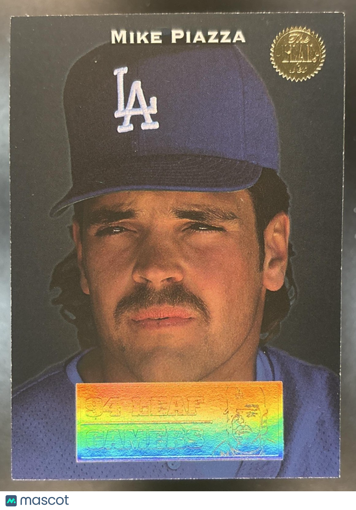 1994 Leaf Mike Piazza Gamers #12 RC Los Angeles Dodgers
