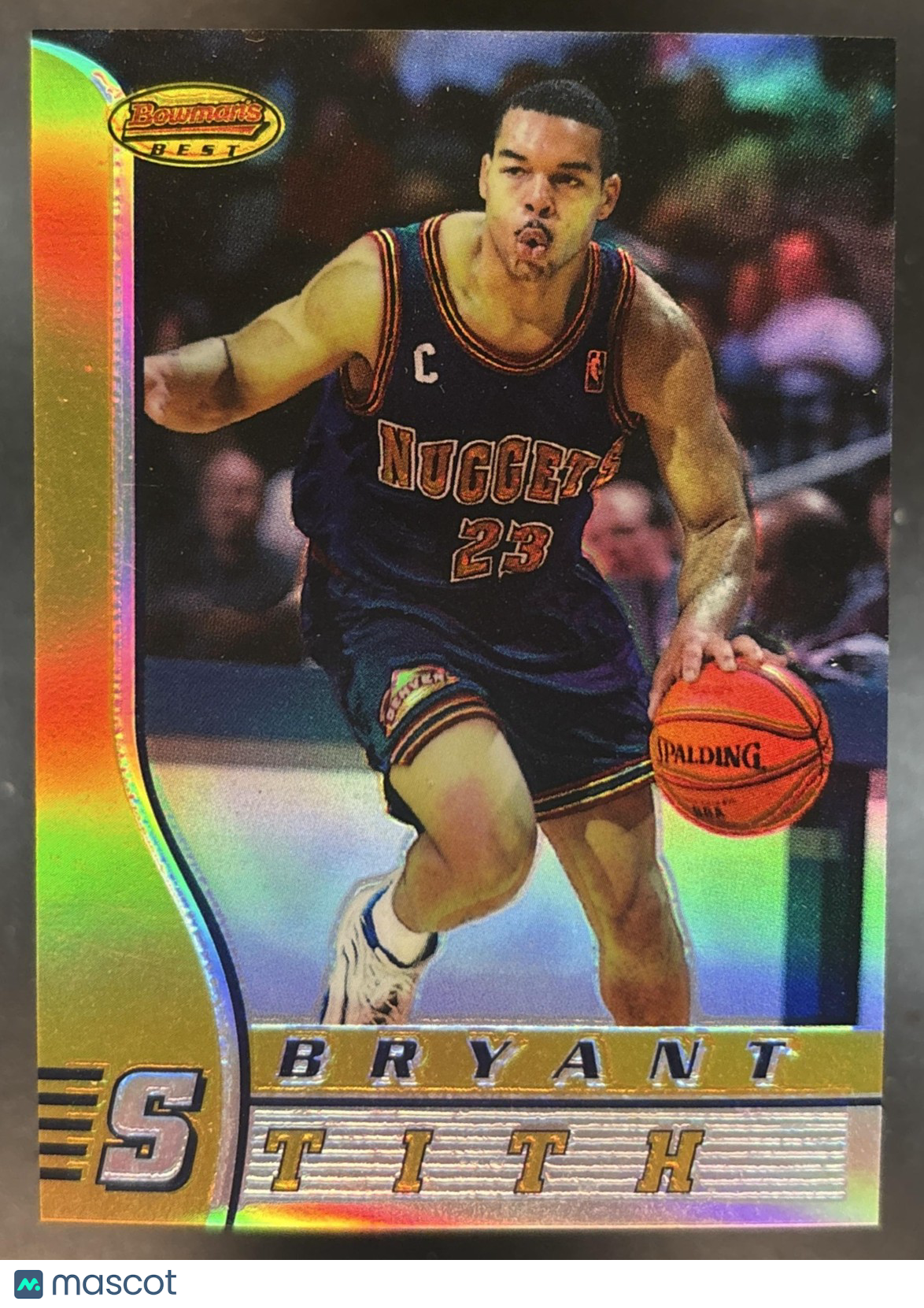 1996-97 Bowman's Best Bryant Stith Refractor #3 Denver Nuggets