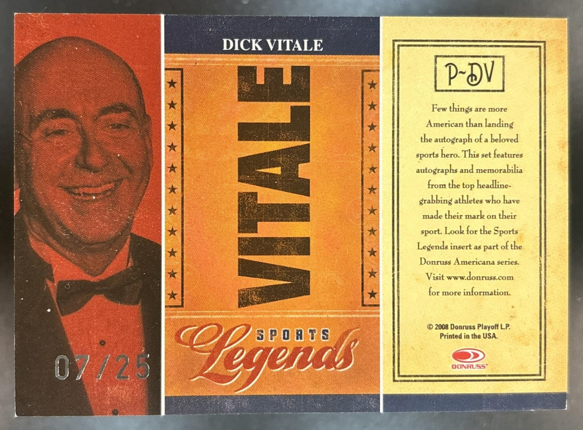 2008 Donruss Americana II Dick Vitale Promos #P-DV