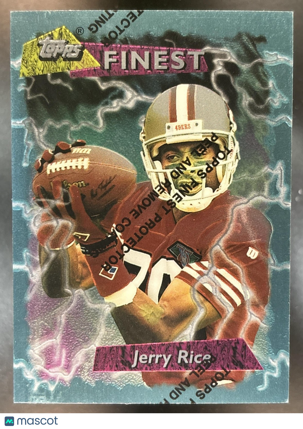 1995 Topps Jerry Rice Finest Boosters #185 San Francisco 49ers