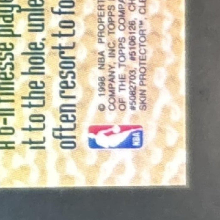 1997-98 Topps Finest Christian Laettner Refractor /1090 #283 Atlanta Hawks
