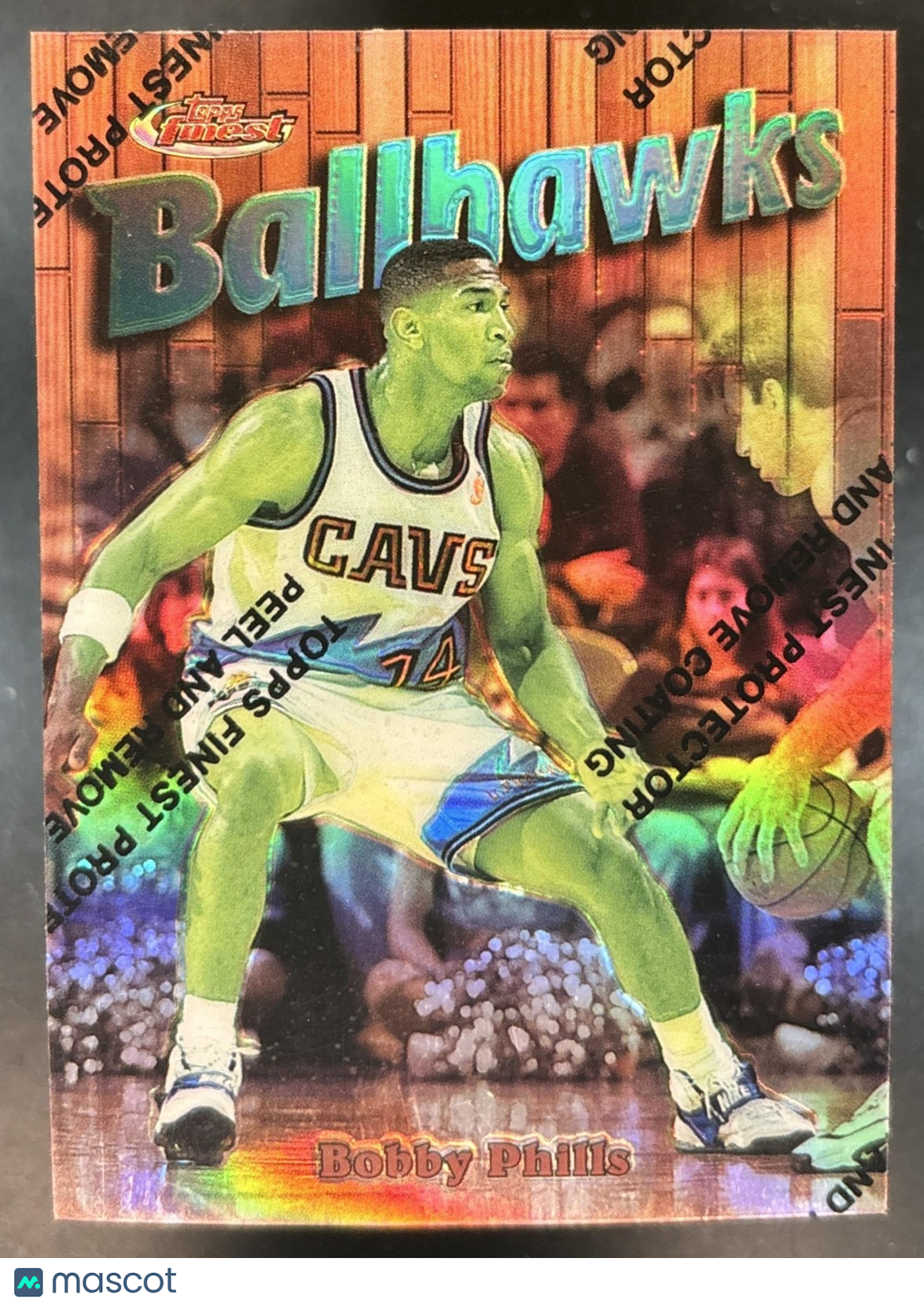 1996-97 Topps Finest Bobby Phills Bronze Refractor #223 Cleveland Cavaliers