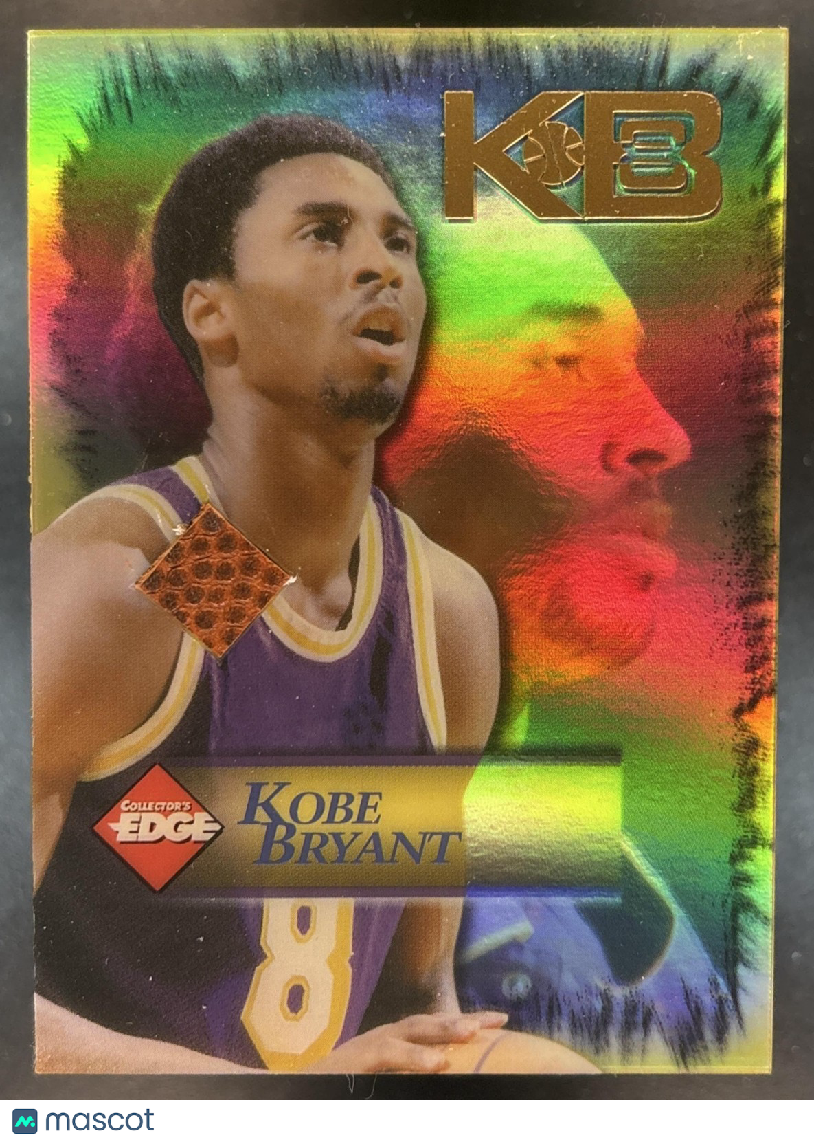 1998 Collector's Edge Impulse Kobe Bryant Piece Ball Los Angeles Lakers Foil