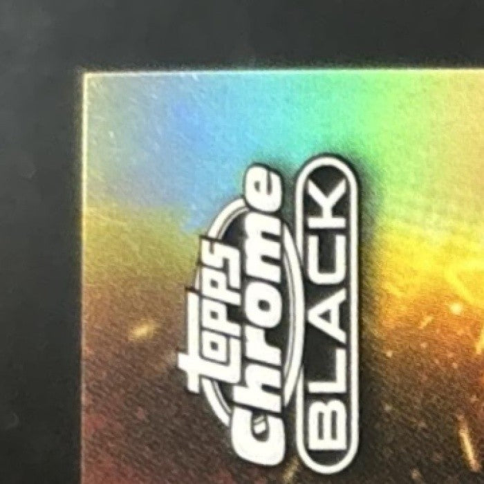 2025-26 Topps Chrome Black VJ Edgecombe Carbon Flare SP RC Philadelphia 76ers