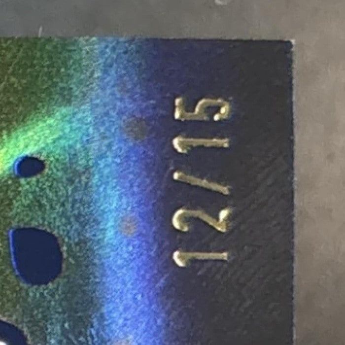 2025-26 Topps Three James Harden Raindrops Signatures Blue /15 Auto Clippers