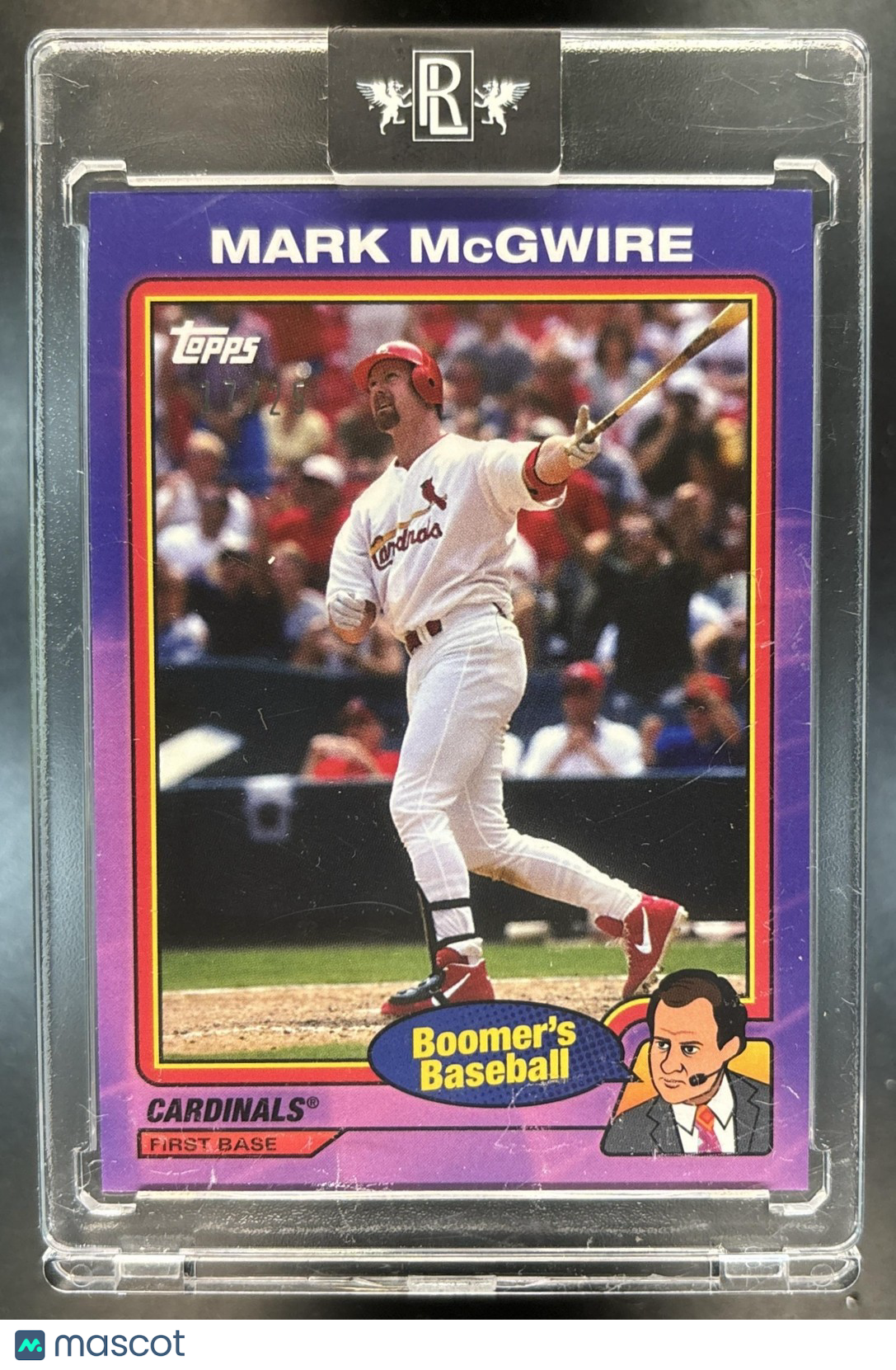 2024 Topps x Chris Berman: Boomer's Baseball Mark McGwire /25 Cardinals