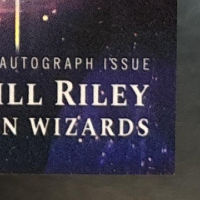 2025-26 Topps Midnight Will Riley Stroke of Midnight Auto /50 Washington Wizards