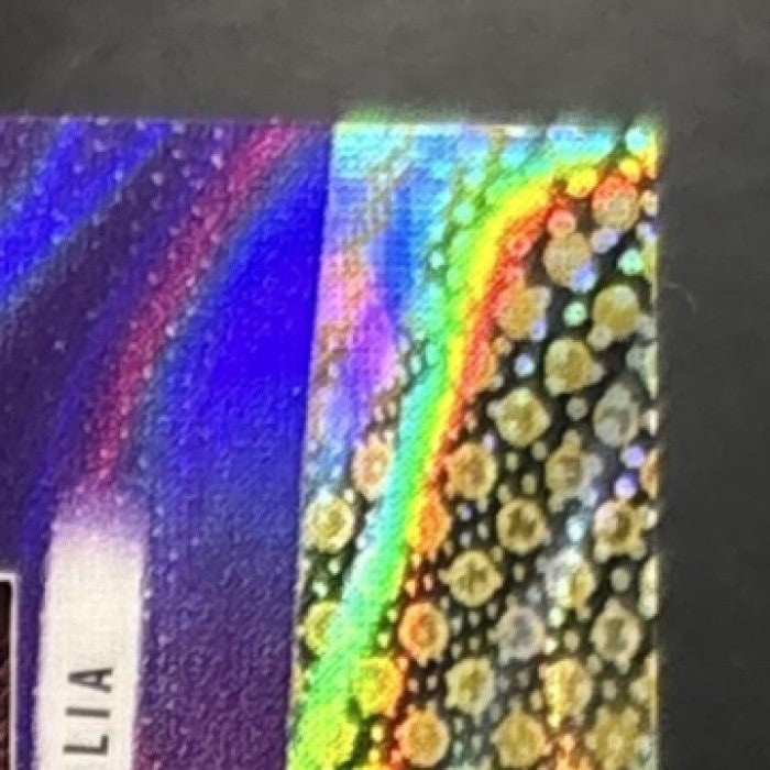 2025 Bowman Best University Sam Leavitt Prospect Dual Relic Auto Purple Lava /75