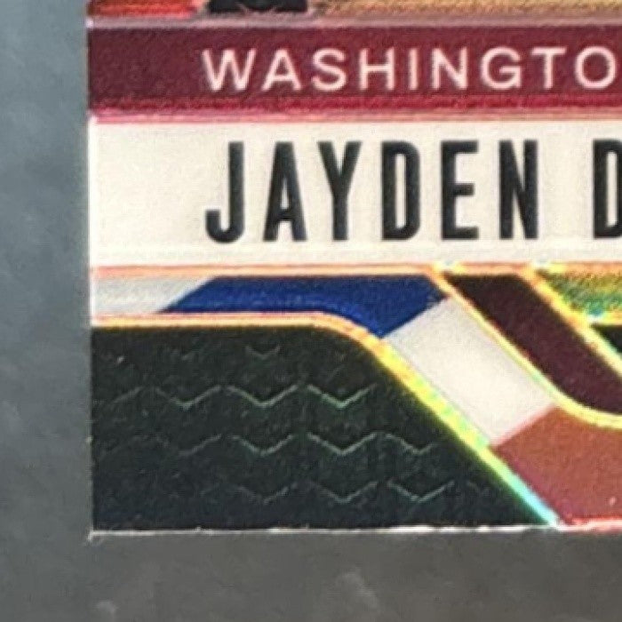 2024 Panini Prizm Jayden Daniels Red White and Blue #347 RC Commanders