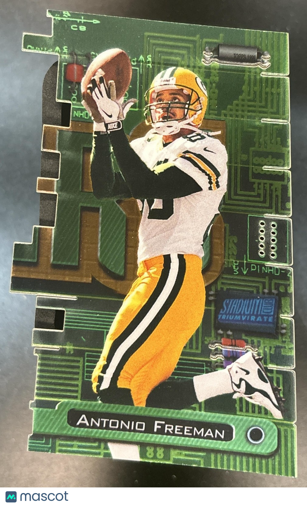 1998 Topps Stadium Club Antonio Freeman Triumvirate Luminous Green Bay Packers