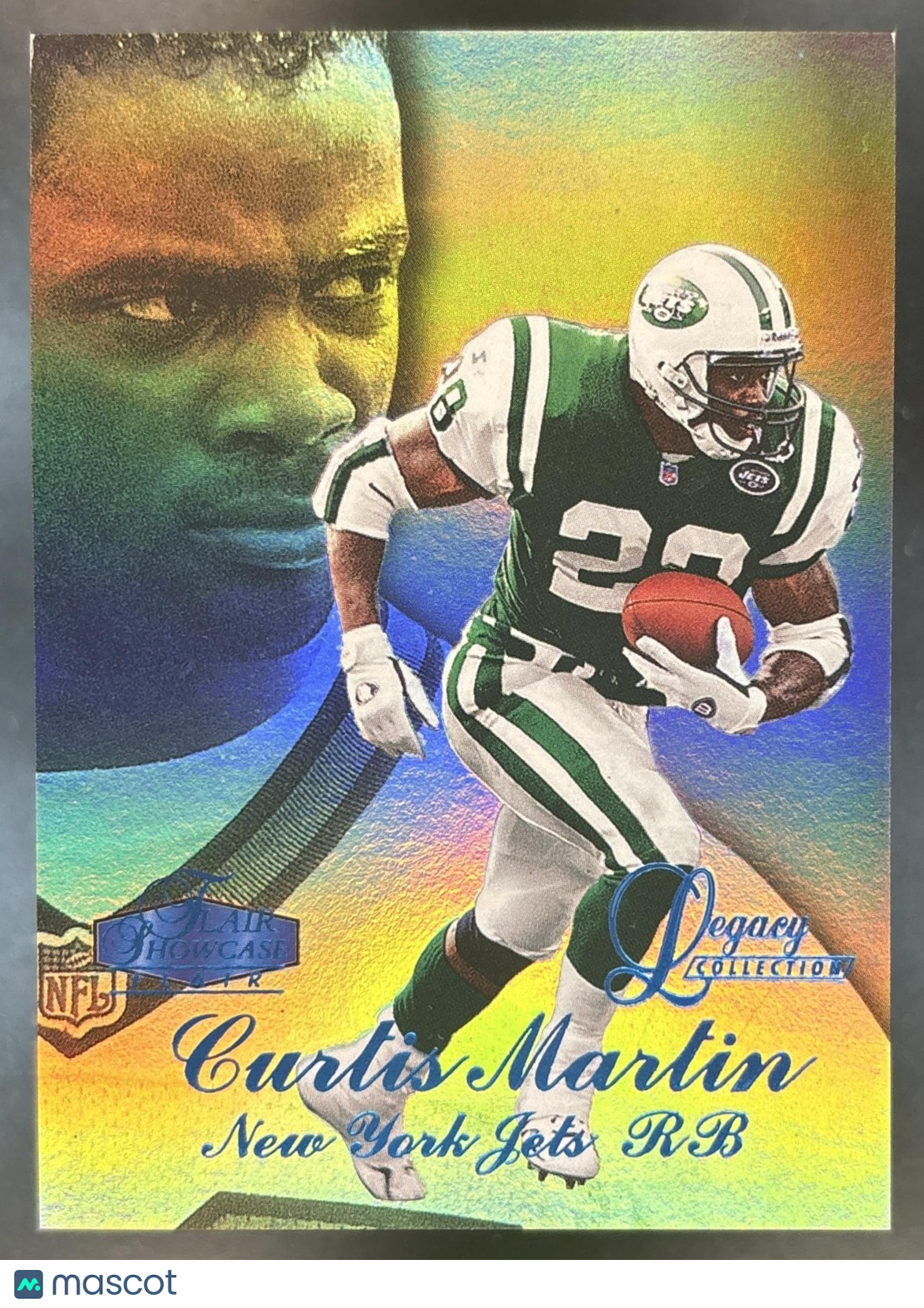 1998 Fleer Flair Showcase Curtis Martin Row 3 #44 /100 New York Jets