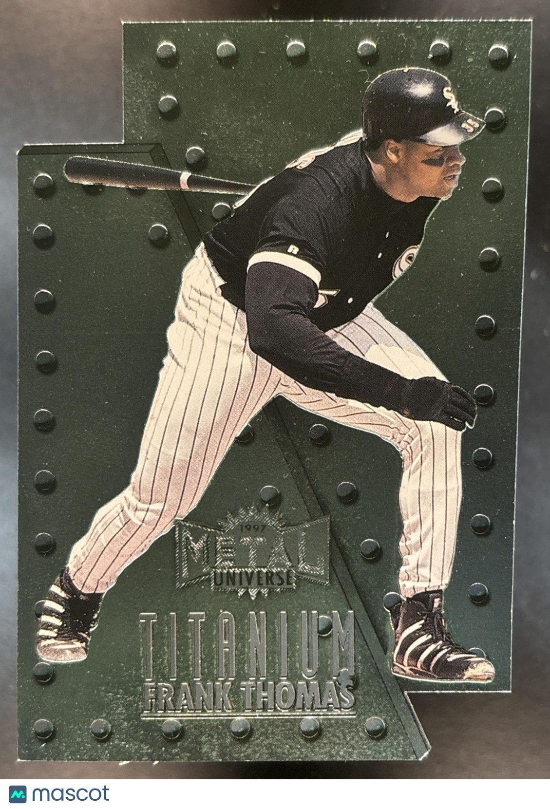1997 Skybox Metal Universe Frank Thomas Titanium #10 White Sox