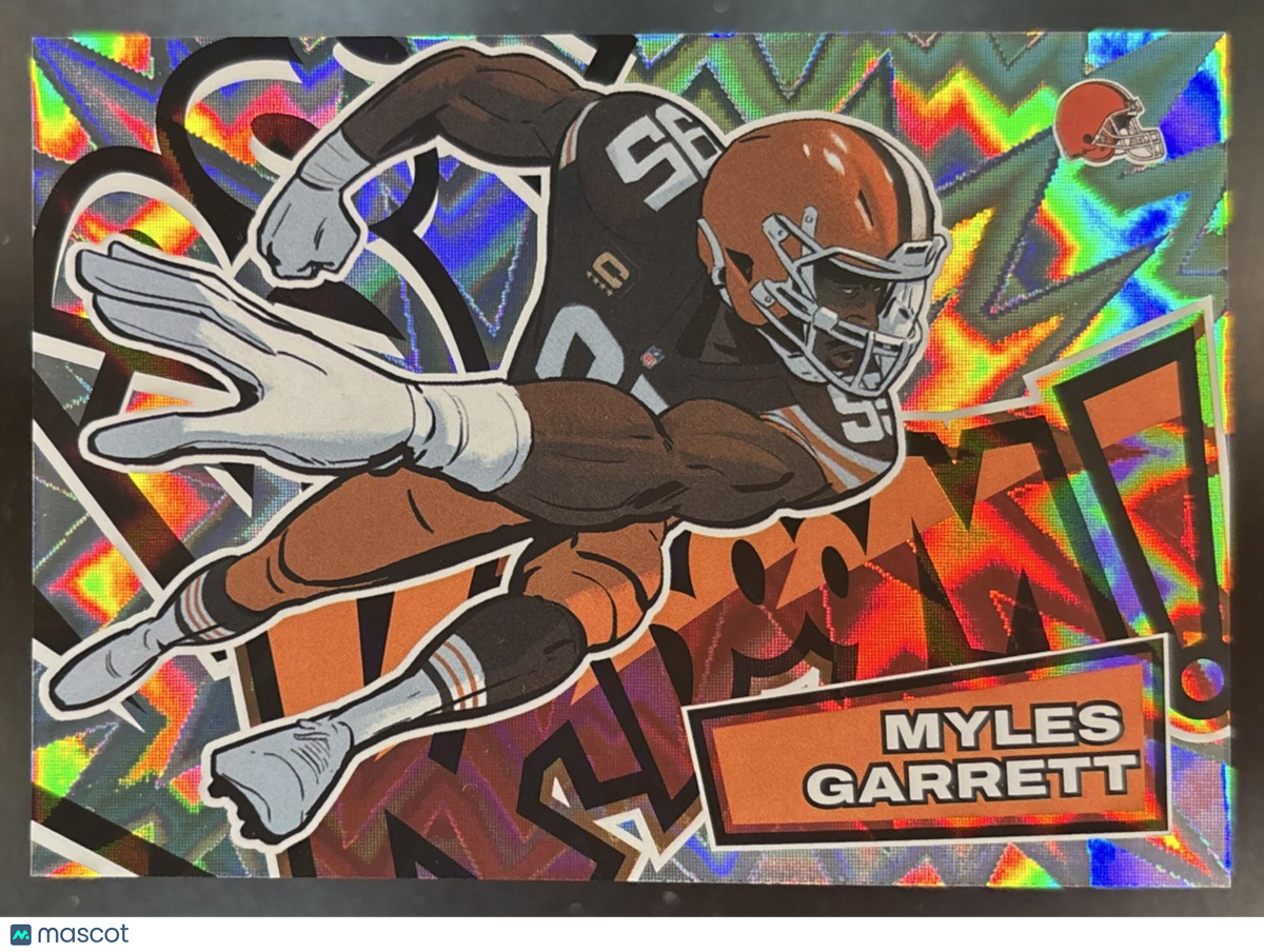 2025 Panini Absolute Myles Garrett Kaboom - Horizontal #1 Cleveland Browns