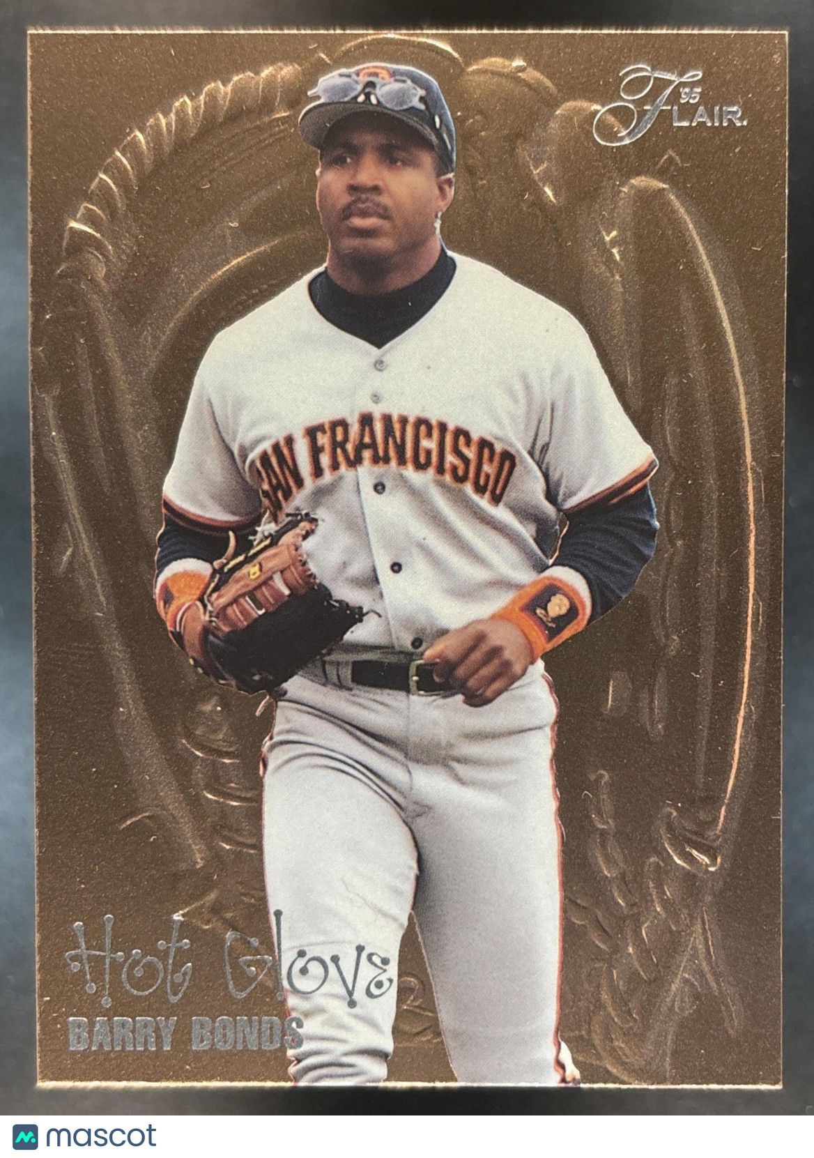1995 Fleer Flair Barry Bonds Hot Gloves #2 San Francisco Giants