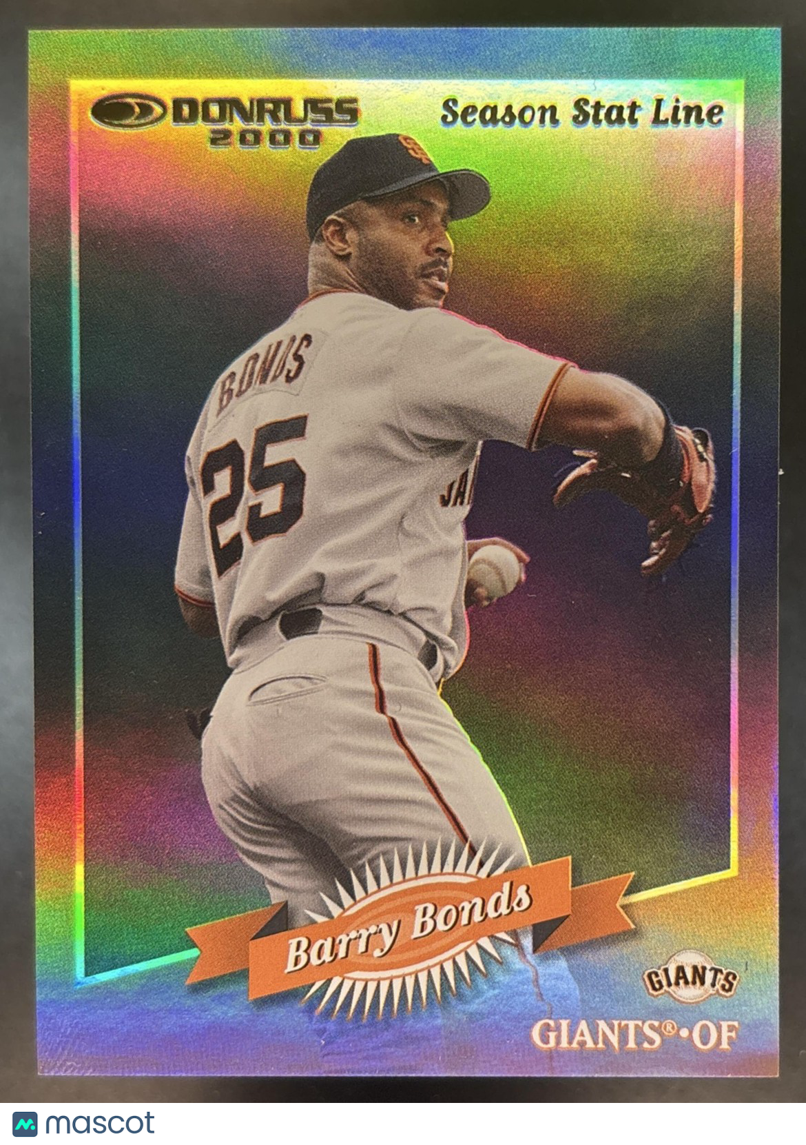 2001 Donruss Barry Bonds 2000 Retro Stat Line Season /91 San Francisco Giants