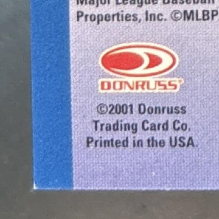 2001 Donruss Barry Bonds 2000 Retro Stat Line Season /91 San Francisco Giants