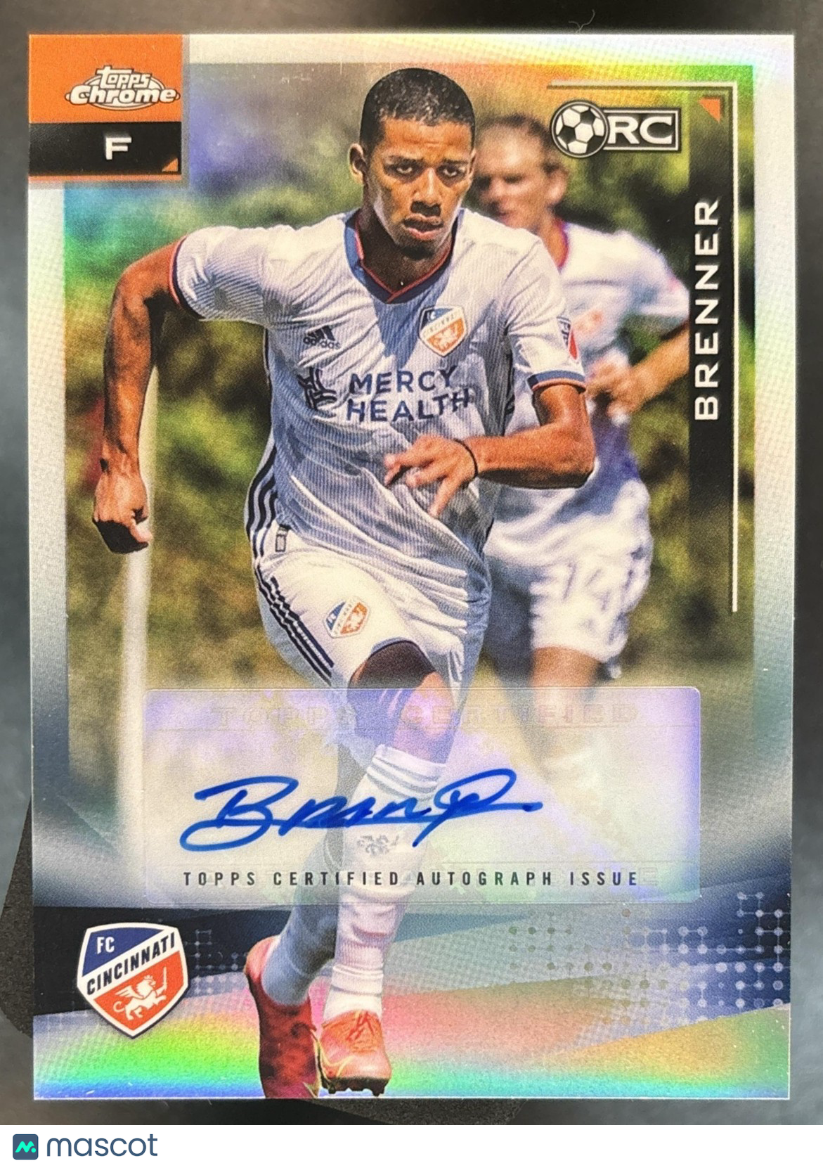 2021 Topps Chrome MLS Brenner Auto Refractor #136 FC Cincinnati