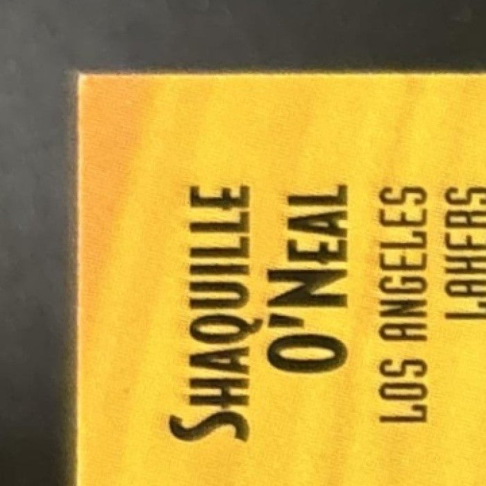 1997-98 Topps Finest Shaquille O'Neal #309 Gold Los Angeles Lakers