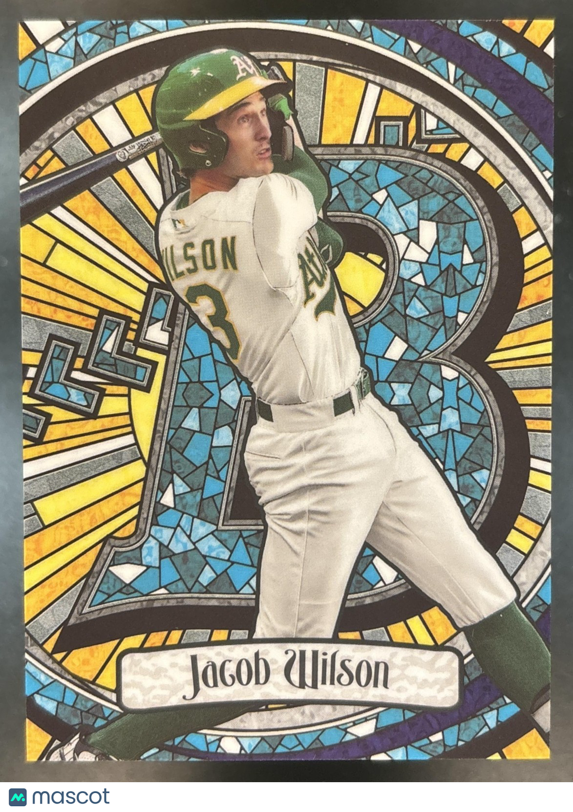 2023 Bowman Draft Jacob Wilson Glass #BGA-5 Oakland Athletics