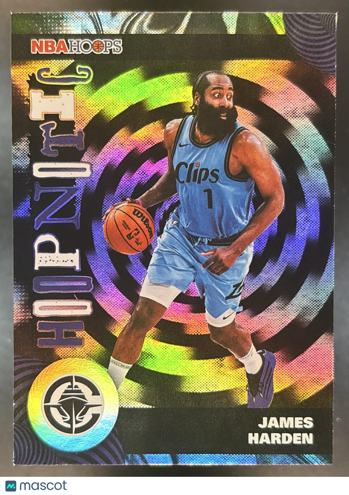 2025-26 Topps Hoops James Harden Hoopnotic #HN-20 SSP Los Angeles Clippers