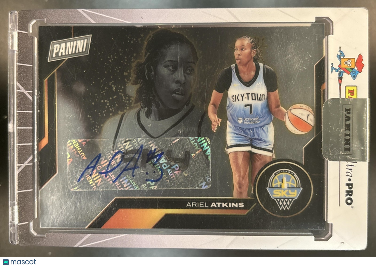 2025 Panini WNBA Player of the Day Ariel Atkins Auto /50 #AA Chicago Sky