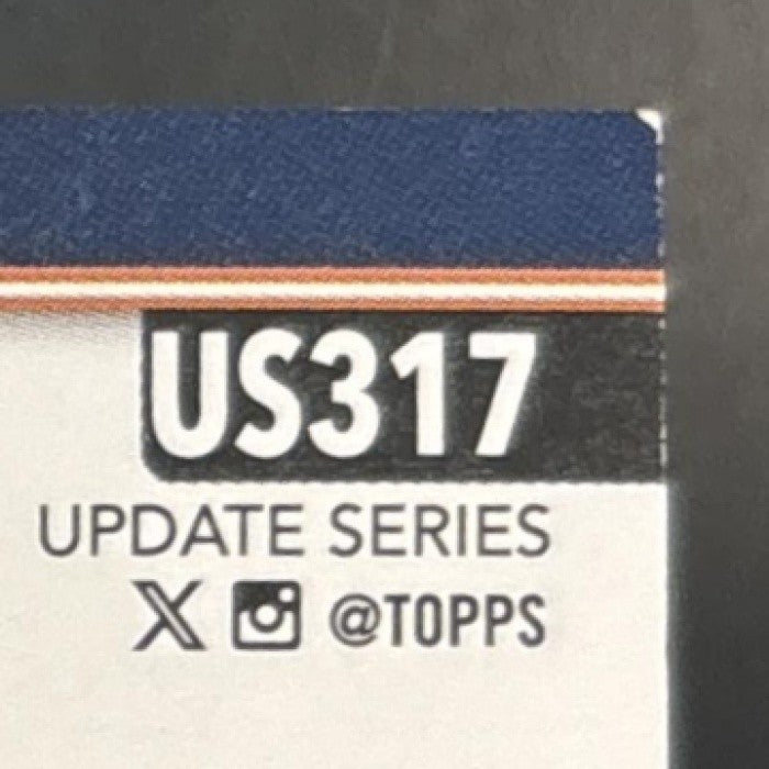 2025 Topps Update Ryan Miller Gold Diamante Foil 40/50 #US317 RC Detroit Tigers