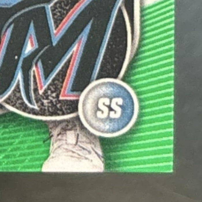 2025 Bowman Fabian Lopez Chrome Auto Green Shimmer /99 1st Prospect Marlins