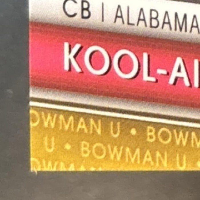 2023 Bowman University Chrome Kool-Aid McKinstry Gold /50 Alabama Crimson Tide