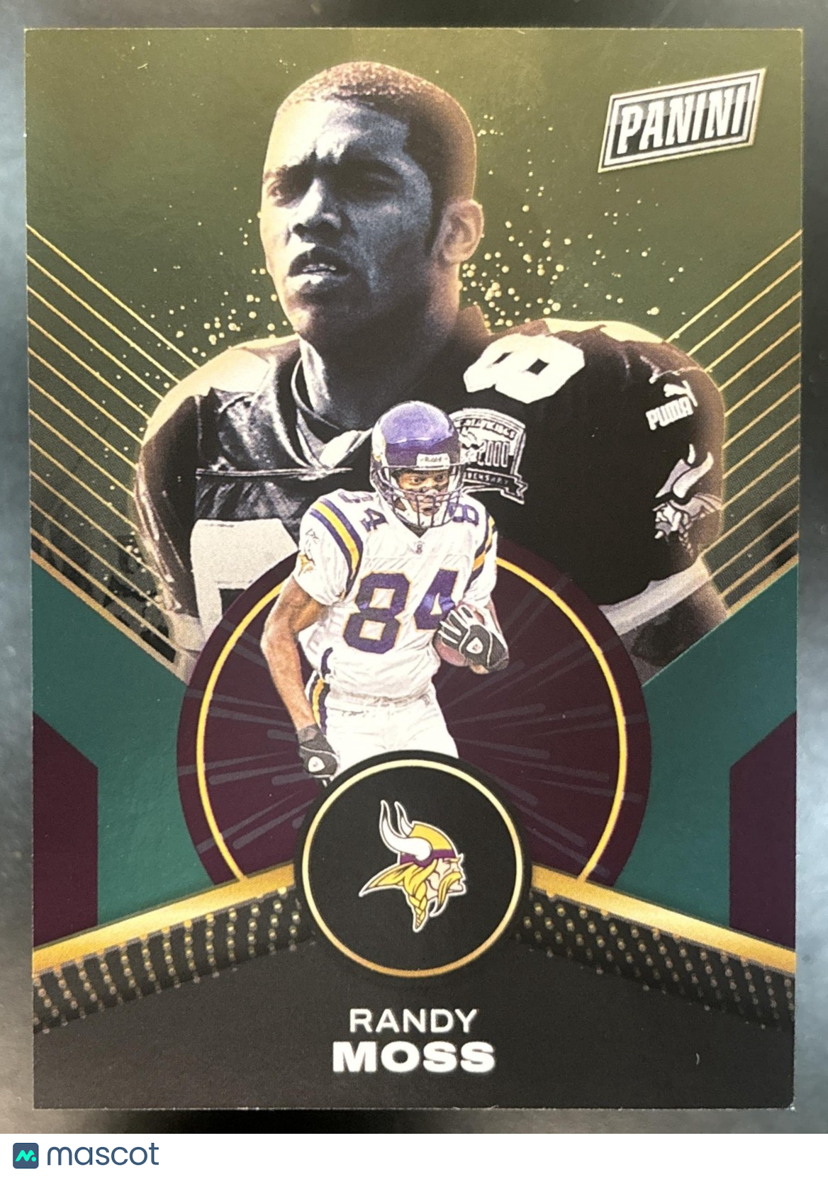 2024 Panini Player of the Day Randy Moss Orange /199 #70 Minnesota Vikings