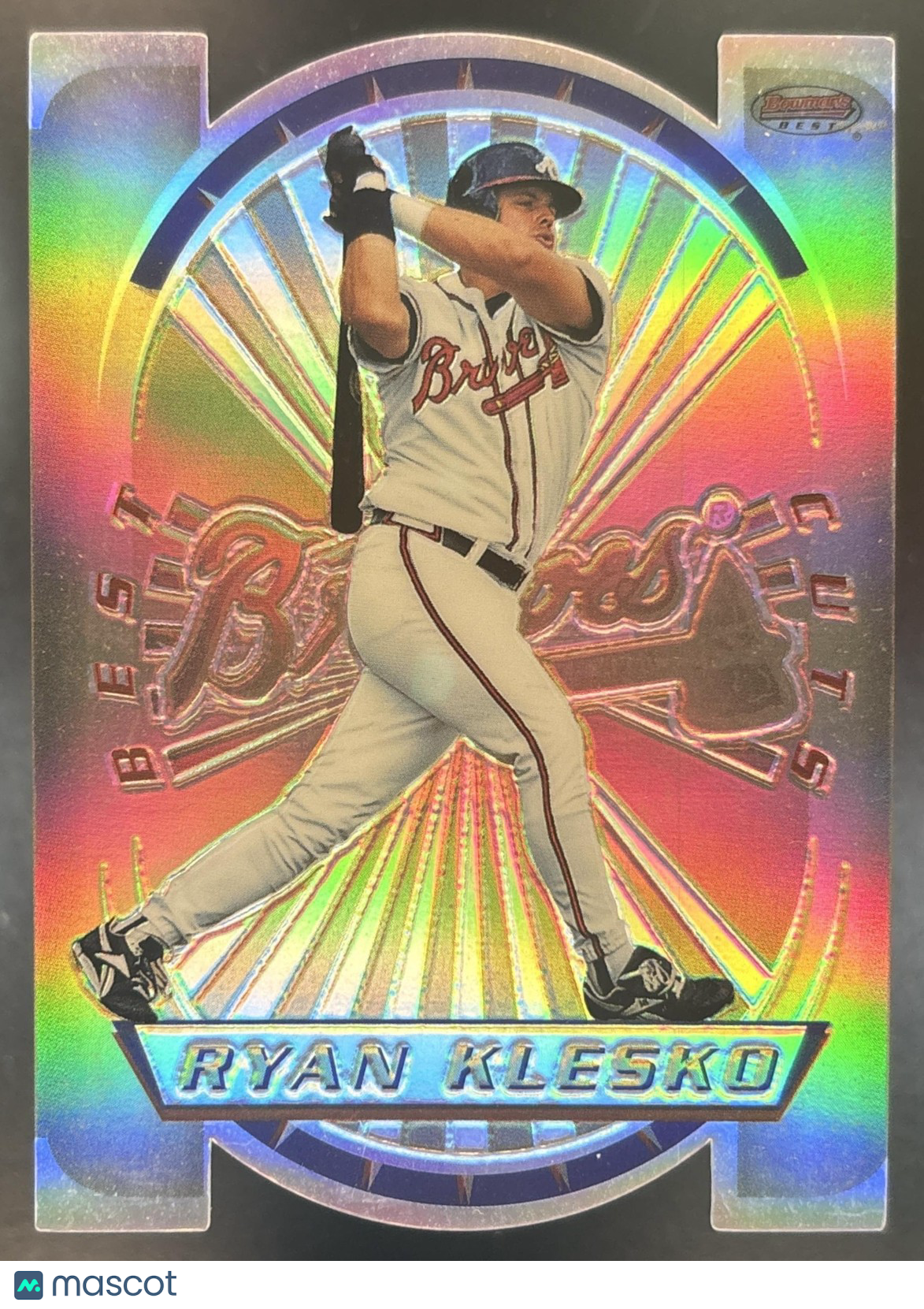 1996 Bowman's Best Ryan Klesko Cuts Refractor #6 Atlanta Braves