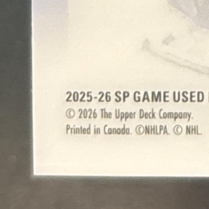 2025-26 Upper Deck SP Game Used Matthew Knies NHL Masters Jersey /199