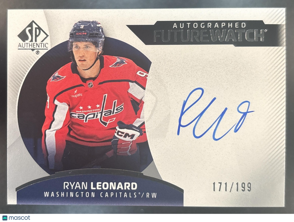 2025-26 UD SP Authentic Ryan Leonard Auto Future Watch Horizontal /199 RC