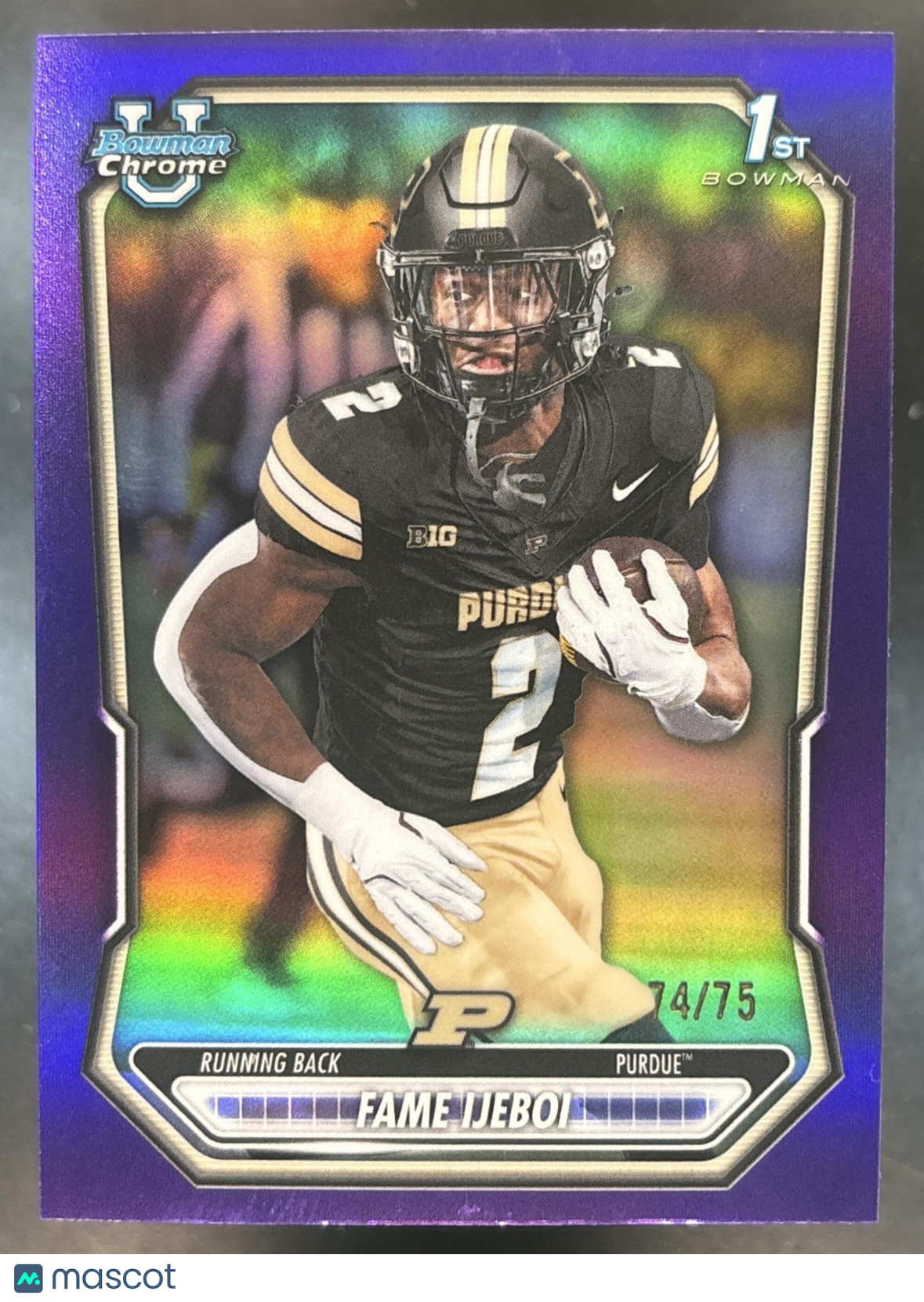 2026 Bowman Fame Ijeboi Chrome Purple Refractor /75 #BCP-97 1st Prospect
