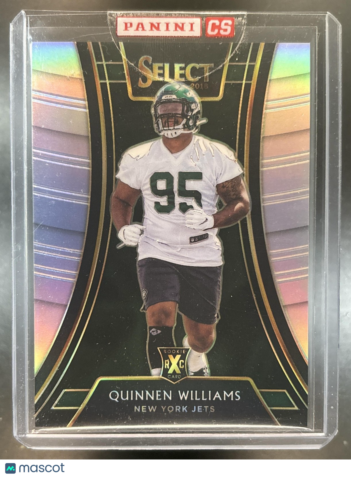 2018 Panini Select Quinnen Williams 2019 XRC Prizm Redemption #319 New York Jets