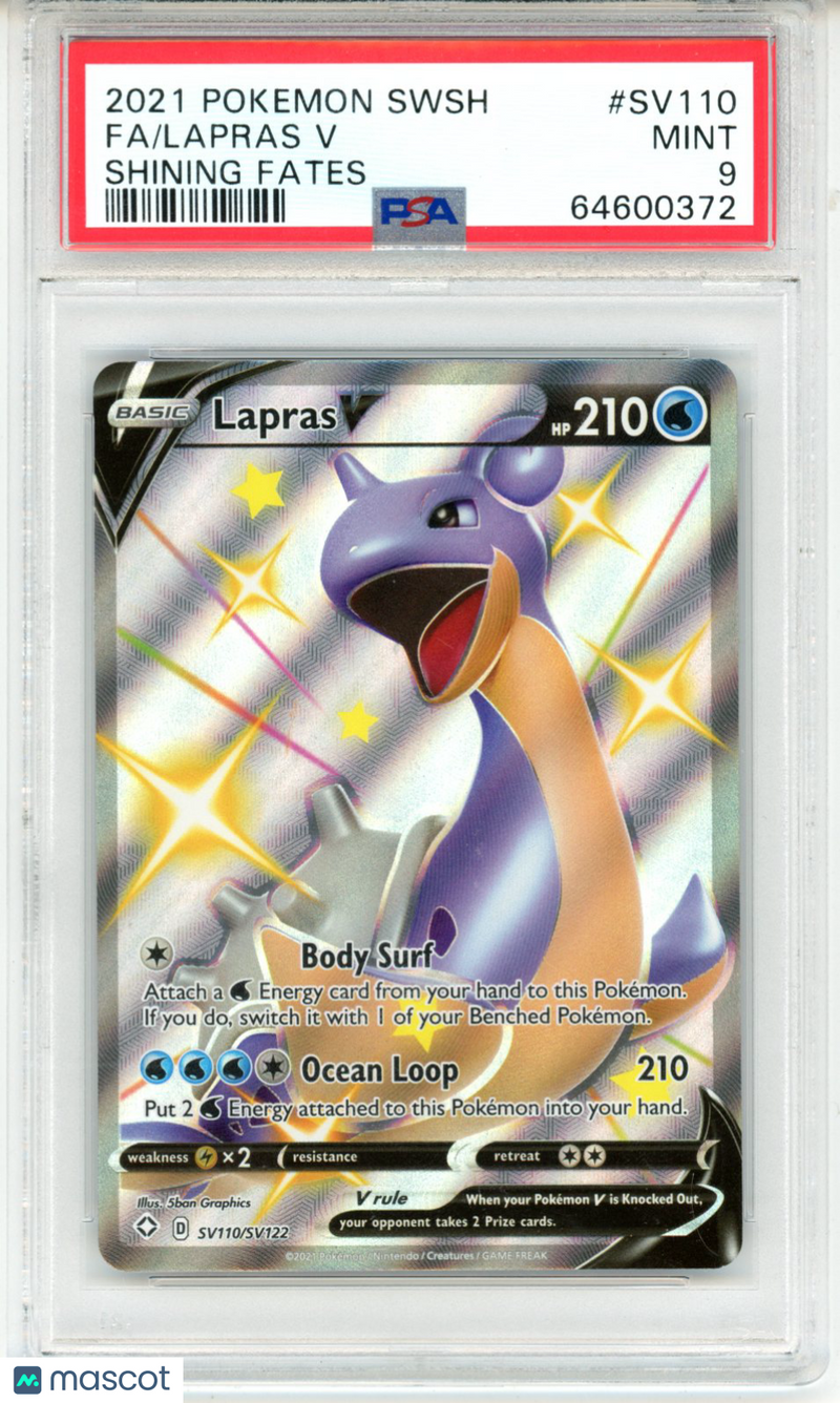 2021 Pokemon SWSH Shining Fates Lapras V