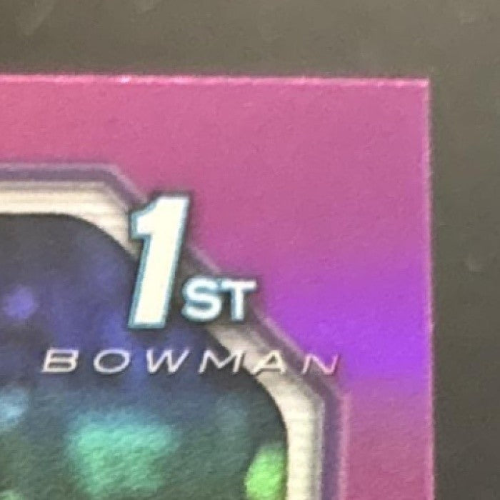 2026 Bowman Adam Schobel Chrome Fuschia /299 #BCP-147 1st Prospect Horned Frogs