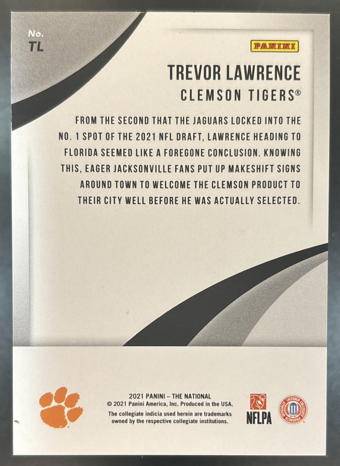 2021 Panini The NationalTrevor Lawrence Rookie Escher Squares 10/10 #RC9 Jaguars