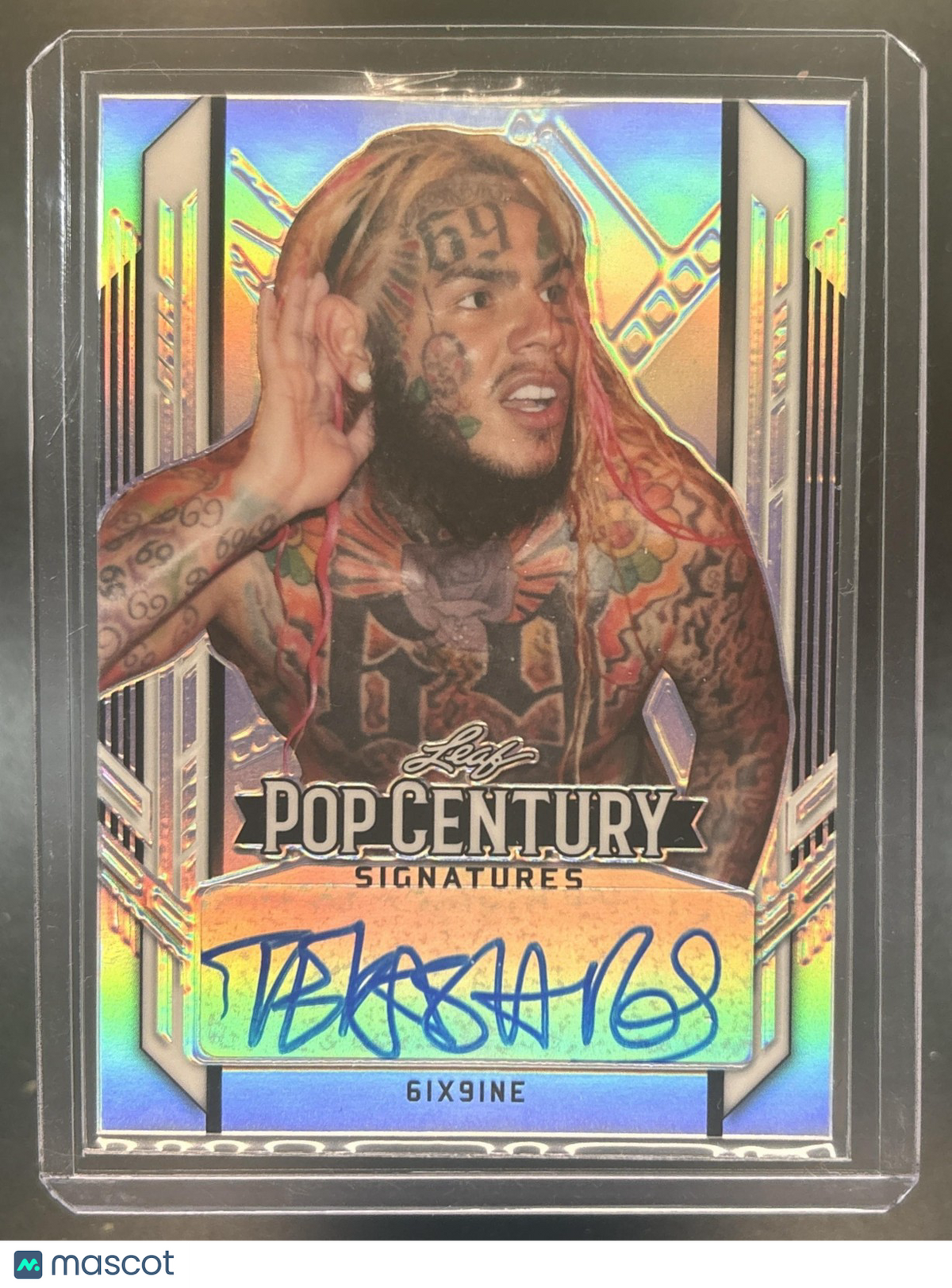 2021 Leaf Metal Pop Century 6ix9ine Auto 26/26 #Tekashi69 #Daniel Hernandez