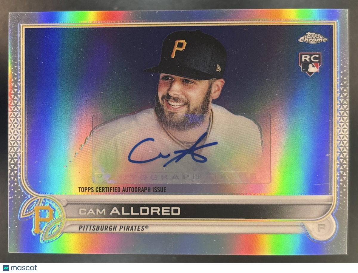 2022 Topps Chrome Update Cam Alldred Auto #AC-CAL Pittsburgh Pirates